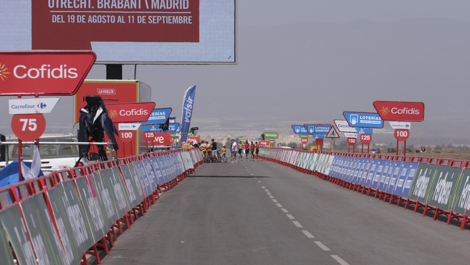 Imágenes de la etapa de la Vuelta a España con llegada en Cabo de Gata, Almería