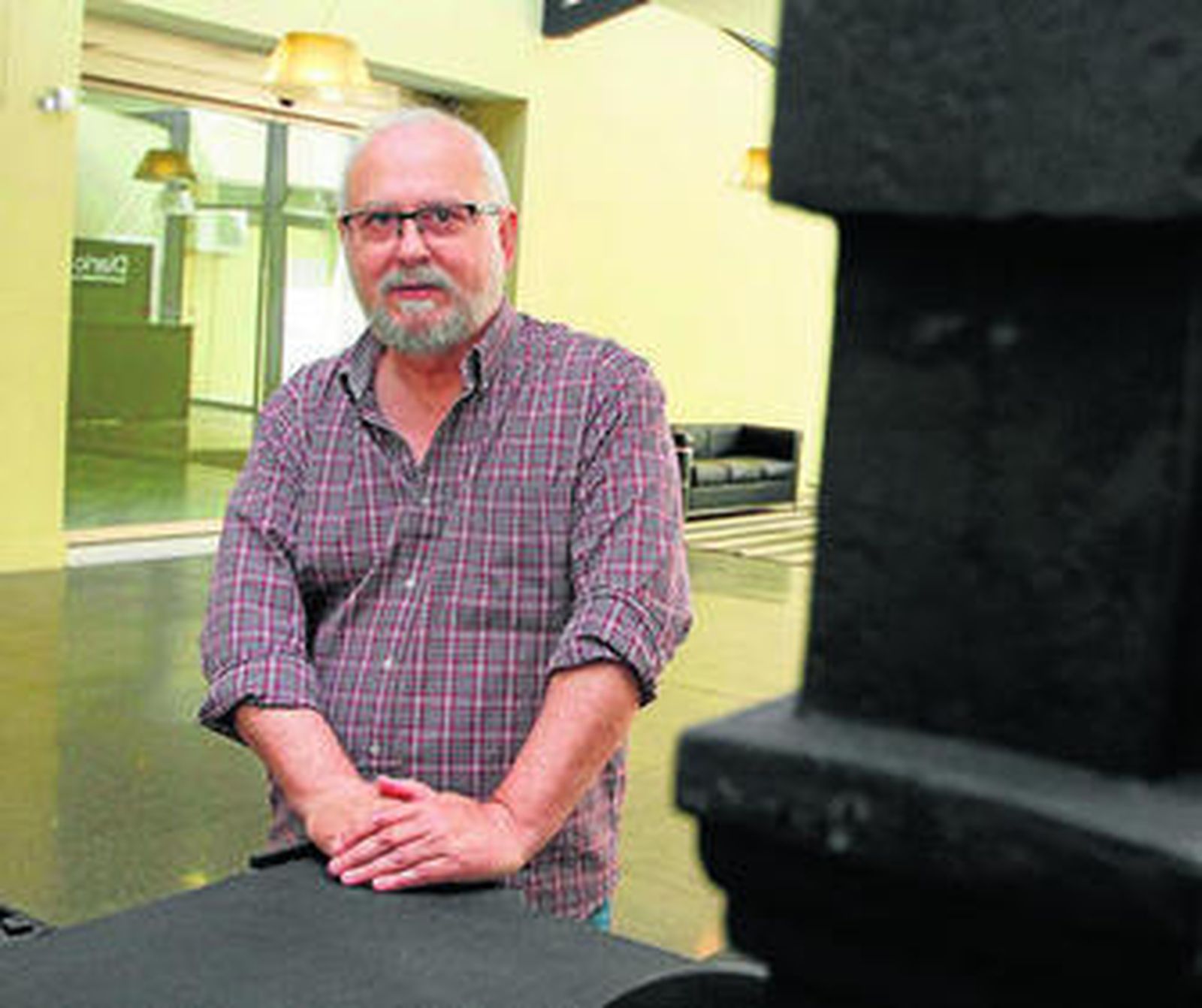 Juan Carlos Rivera hace unos días en la sede de 'Diario de Sevilla'.