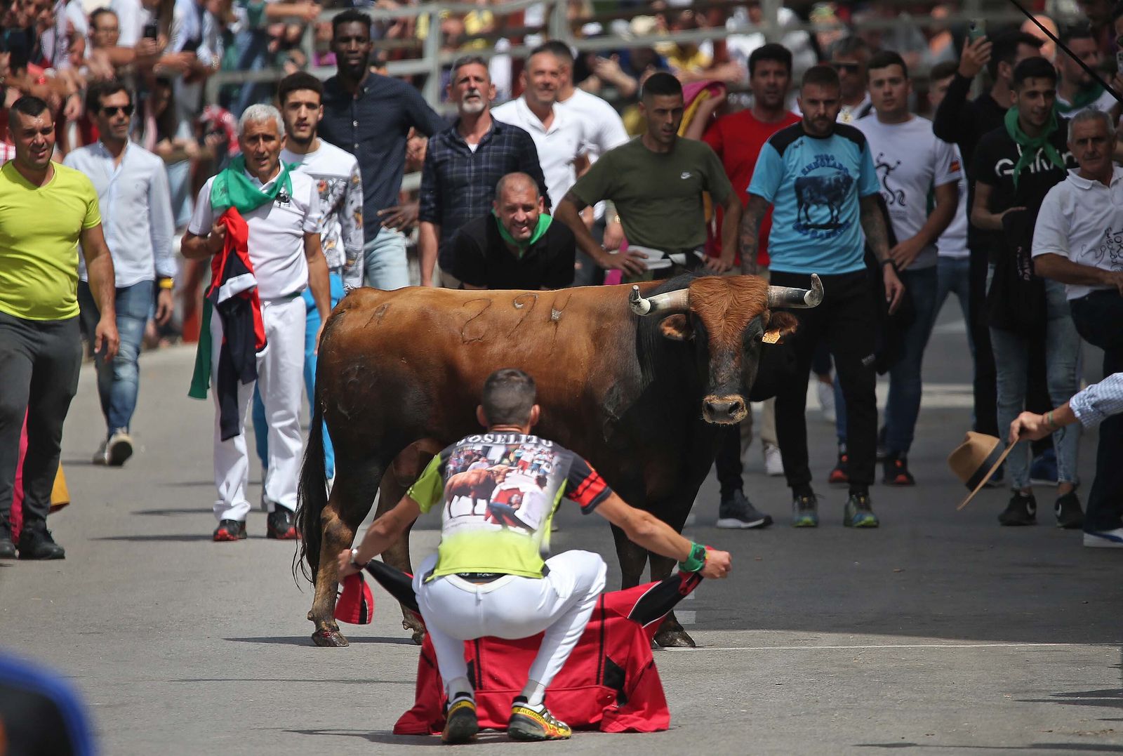 Fotos del Toro Embolao en Los Barrios