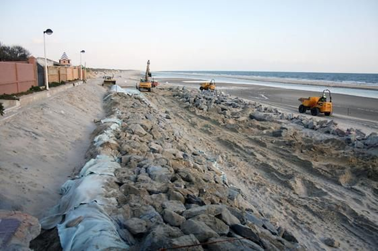 Vista general de los trabajos de rehabiltación. / Alberto Domínguez