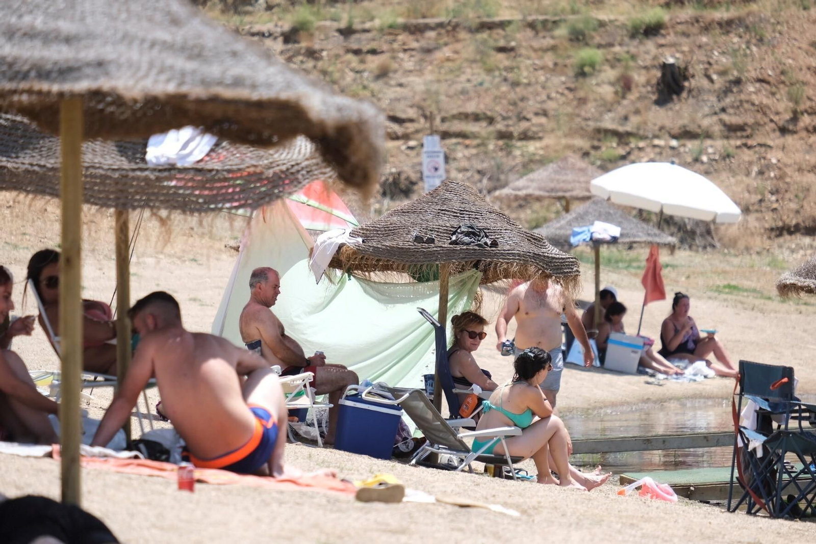 La playa de La Breña II de Almodóvar del Río, en imágenes