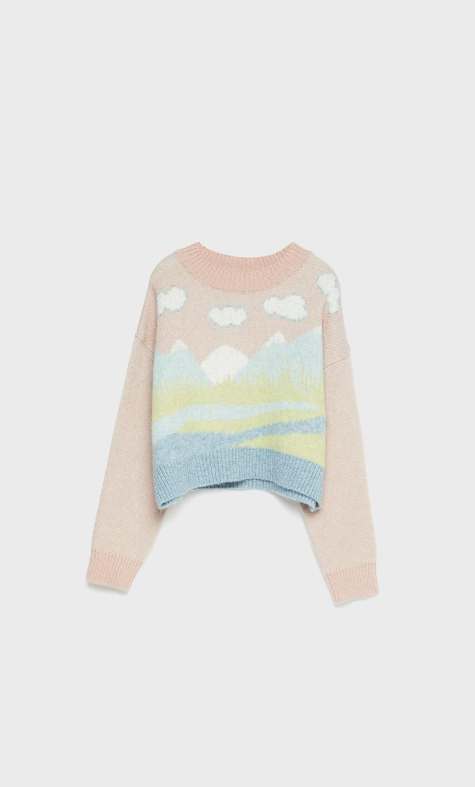 Jersey de nubes de Stradivarius.