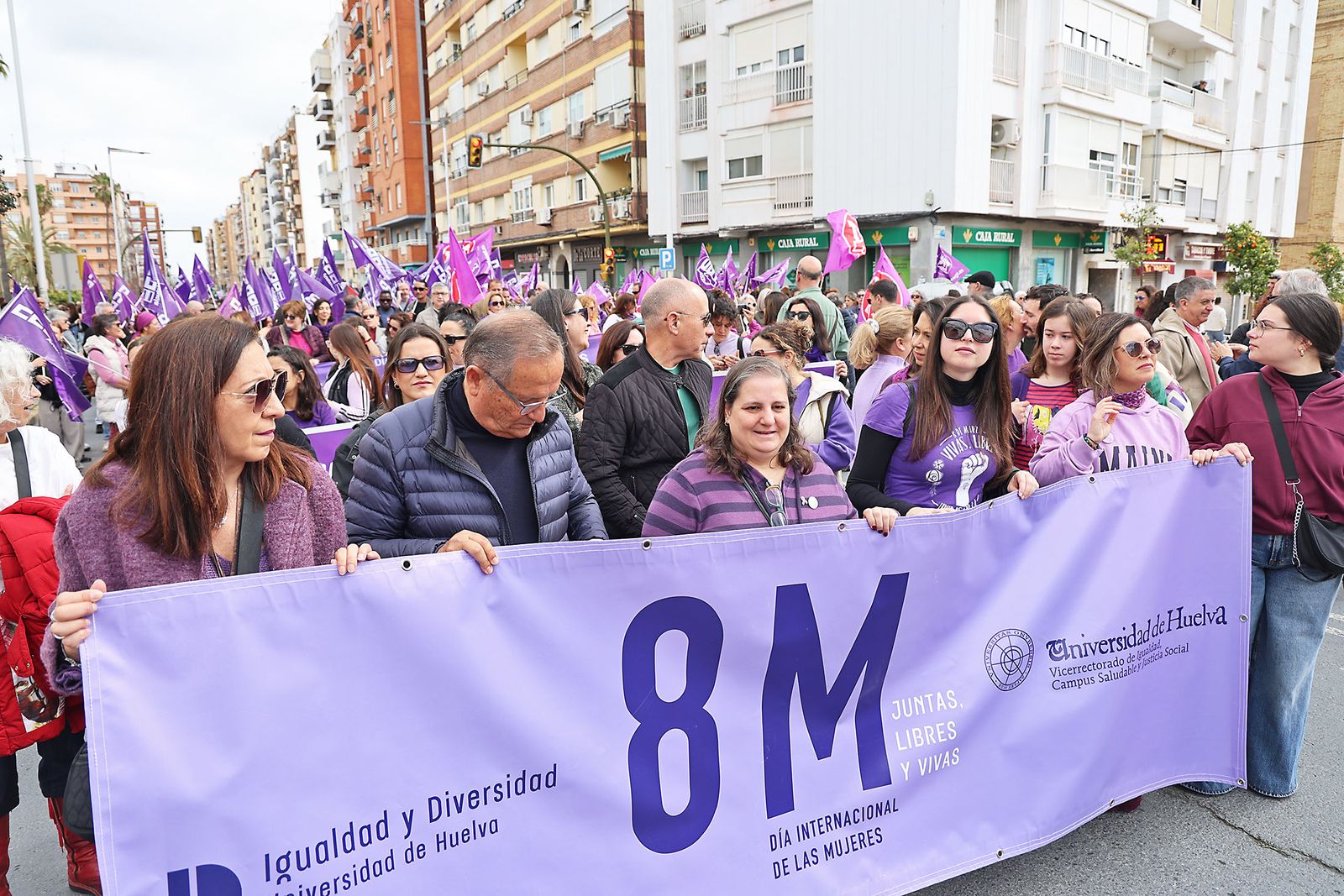 8M: Las fotografías de la manifestación del Día de la Mujer
