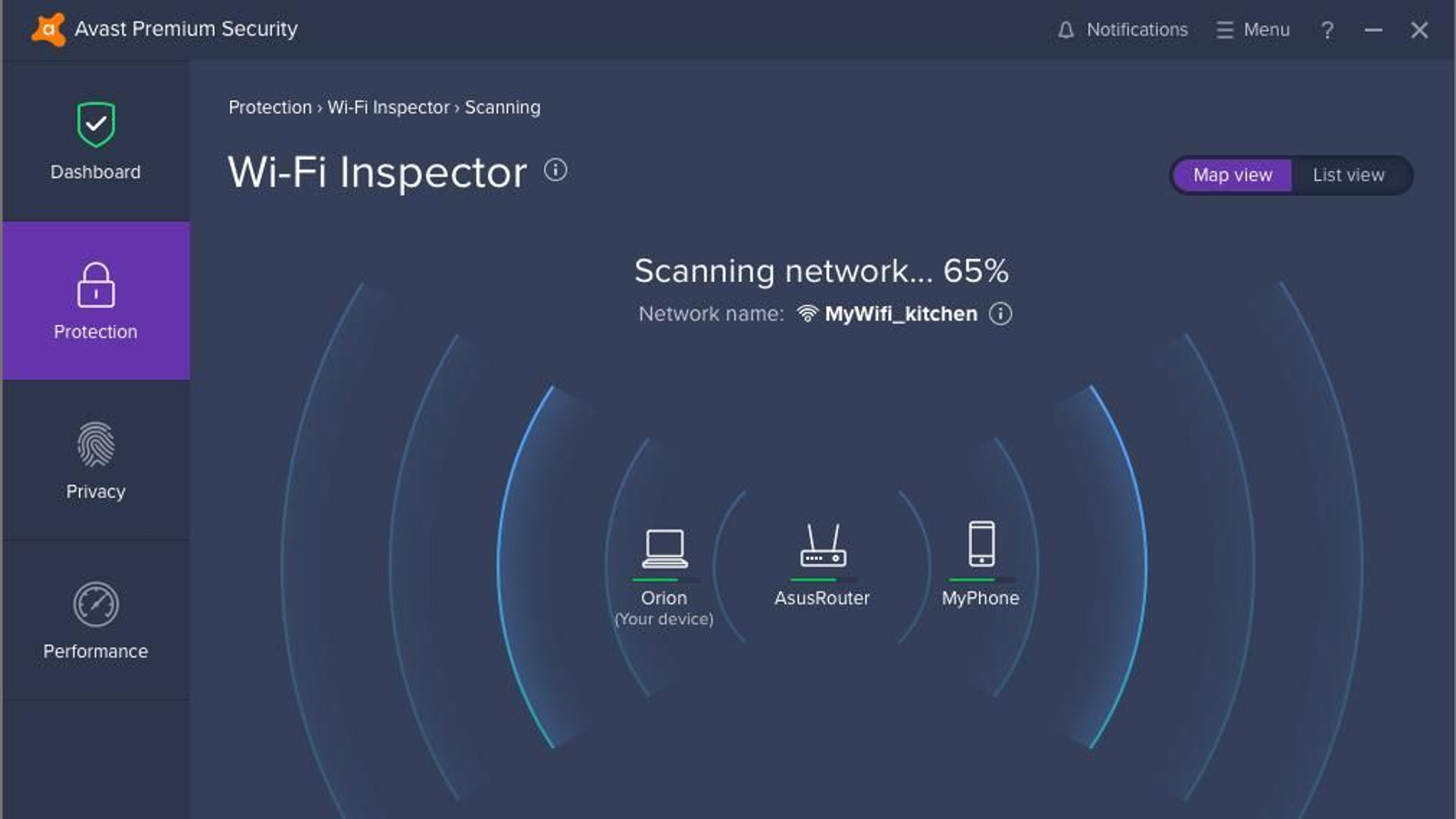 Imágenes del antivirus Avast Premium Security