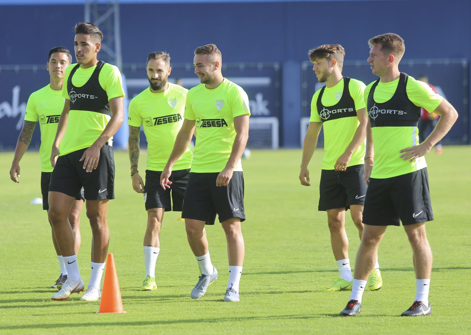 Las fotos del entrenamiento del Málaga en el Anexo de La Rosaleda
