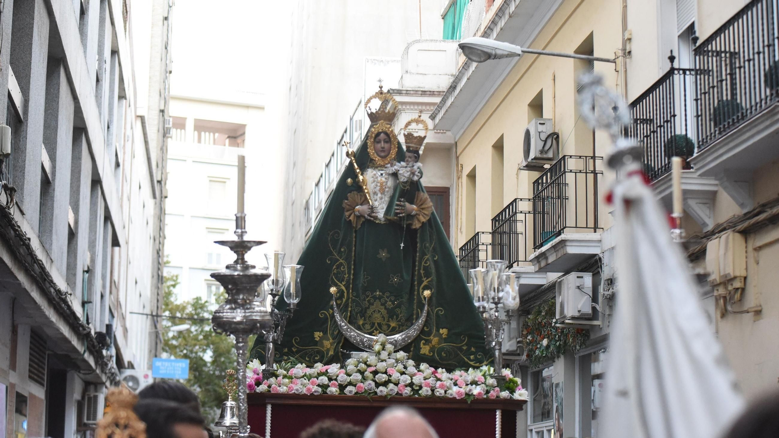 La Virgen de Araceli, durante la procesión del año pasado.