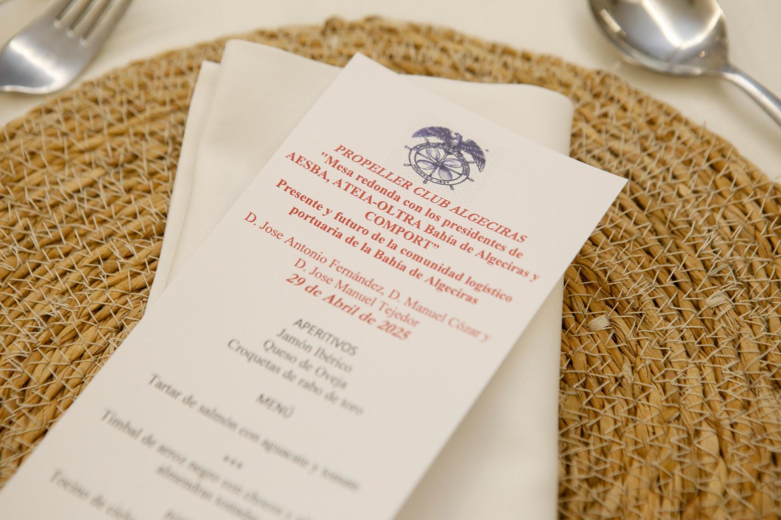 Las fotos de la mesa redonda del Propeller Club de Algeciras con José Antonio Fernández, Manuel Cózar y José Manuel Tejedor