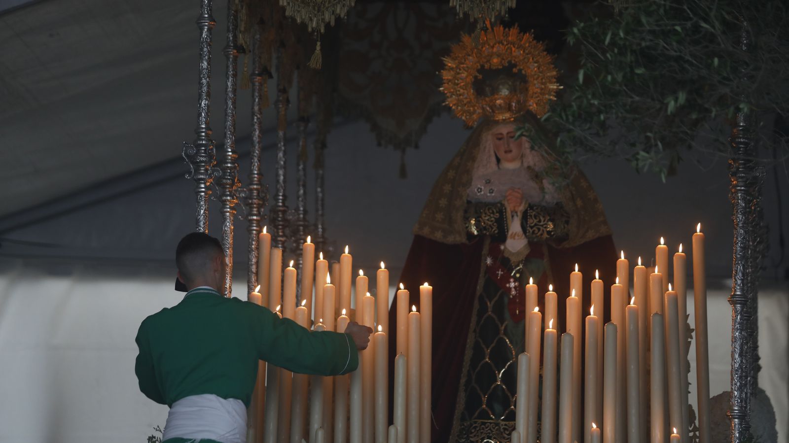 Fotos del Lunes Santo en San Roque: Oración en el Huerto.