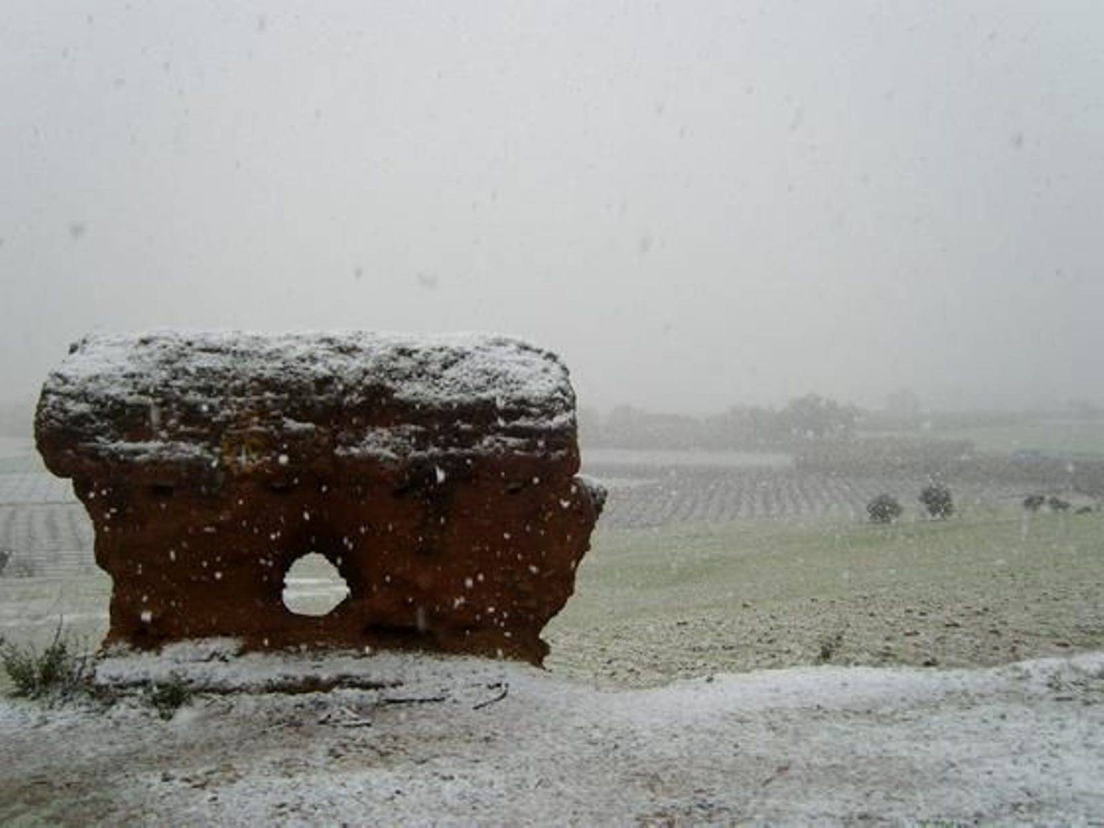 Nevada en Villanueva del Rio.