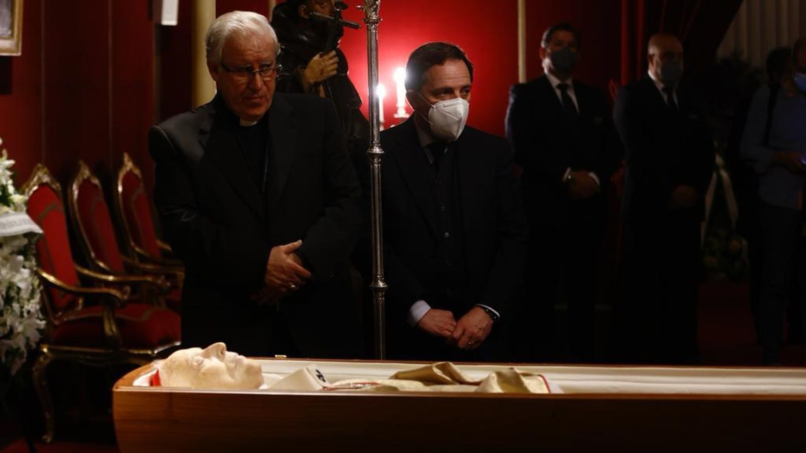 El féretro del cardenal Carlos Amigo Vallejo.