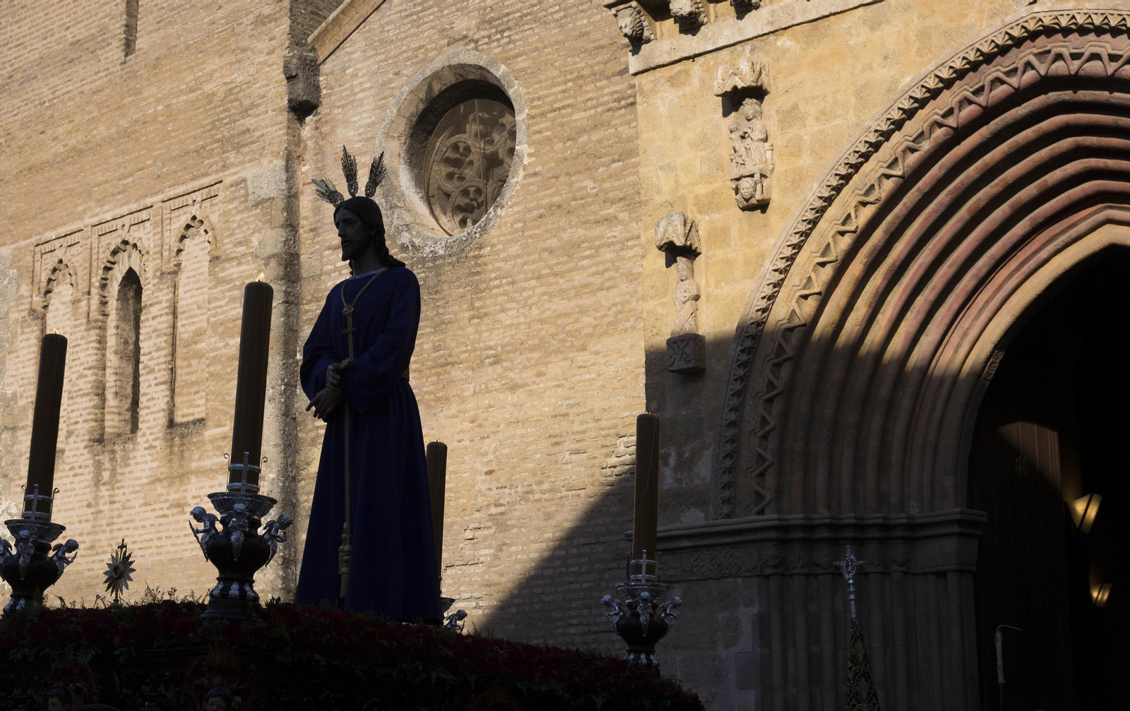 Las imágenes del via crucis del Cautivo de Torreblanca