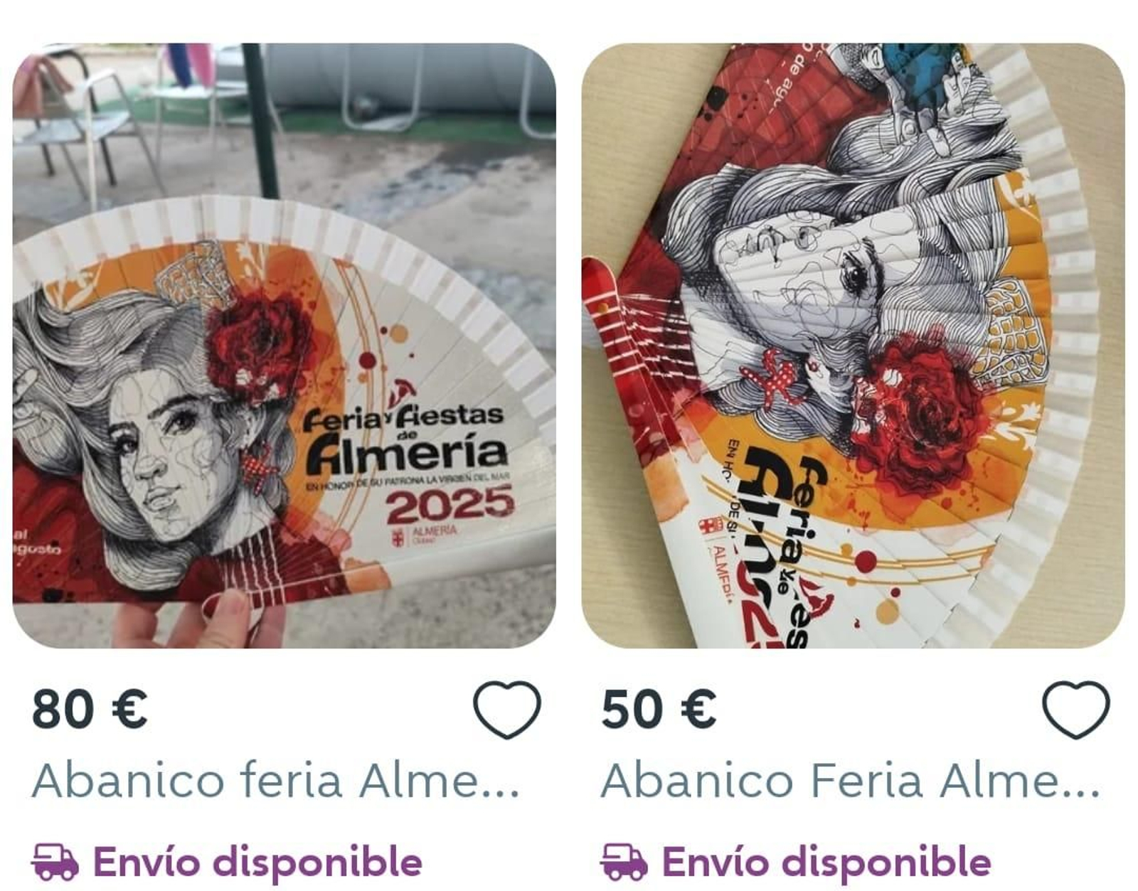 Abanicos de la Feria de Almería en venta en Wallapop.