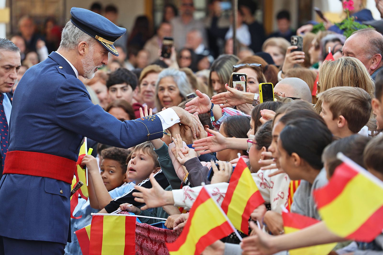 La llegada de S.M. el Rey Felipe VI a Palos de la Frontera, en fotografías
