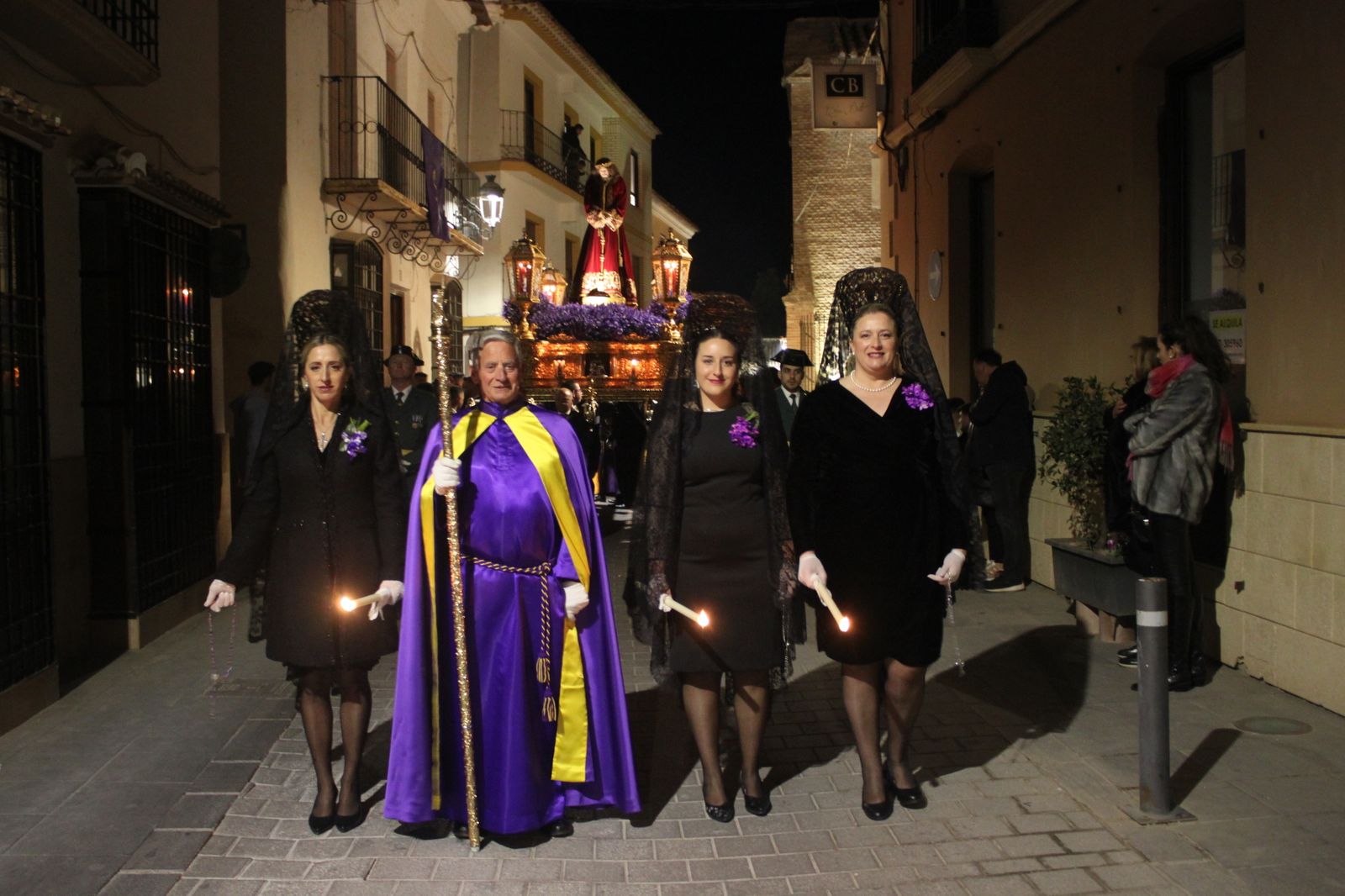 Las imágenes de las procesiones del Jueves Santo en Vélez Rubio