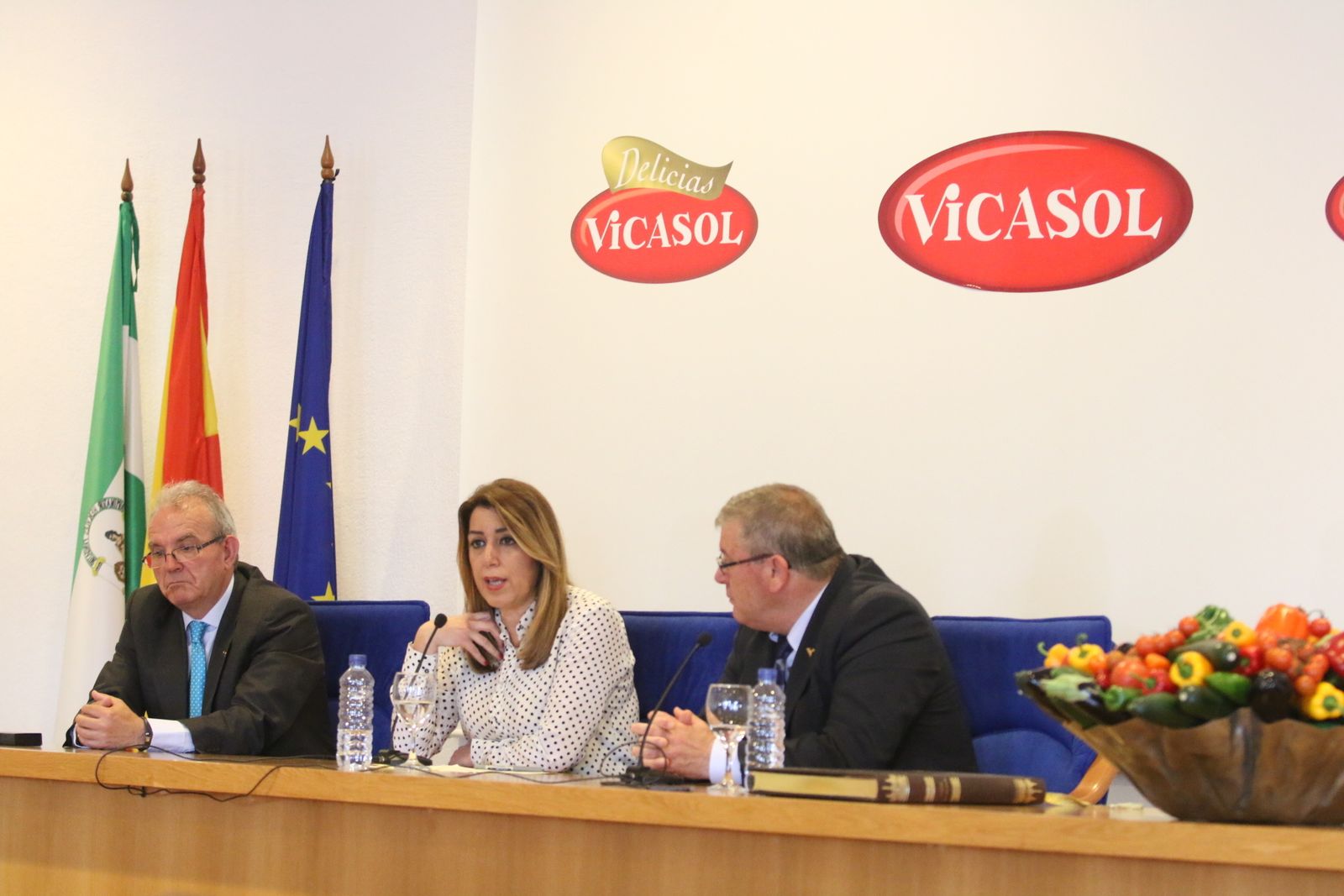Las imágenes de la visita de Susana Díaz a Almería