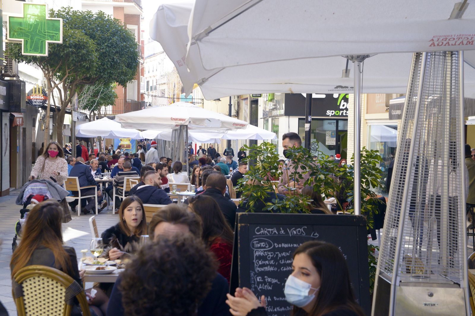 Fotos de ambiente navideño en Algeciras.