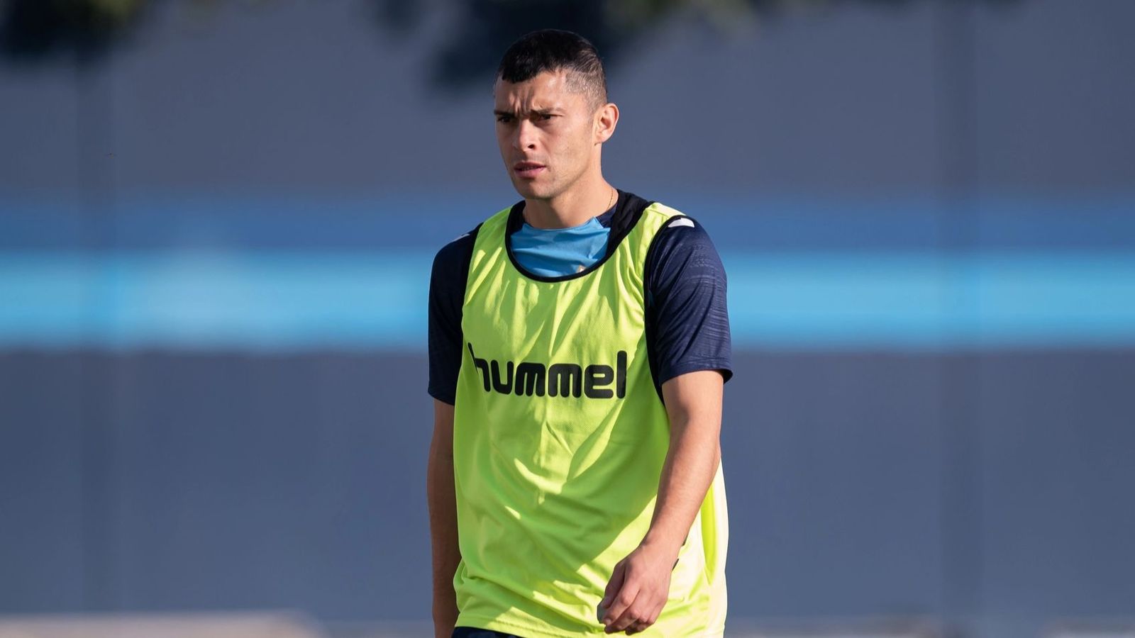 Yanis, en el entrenamiento