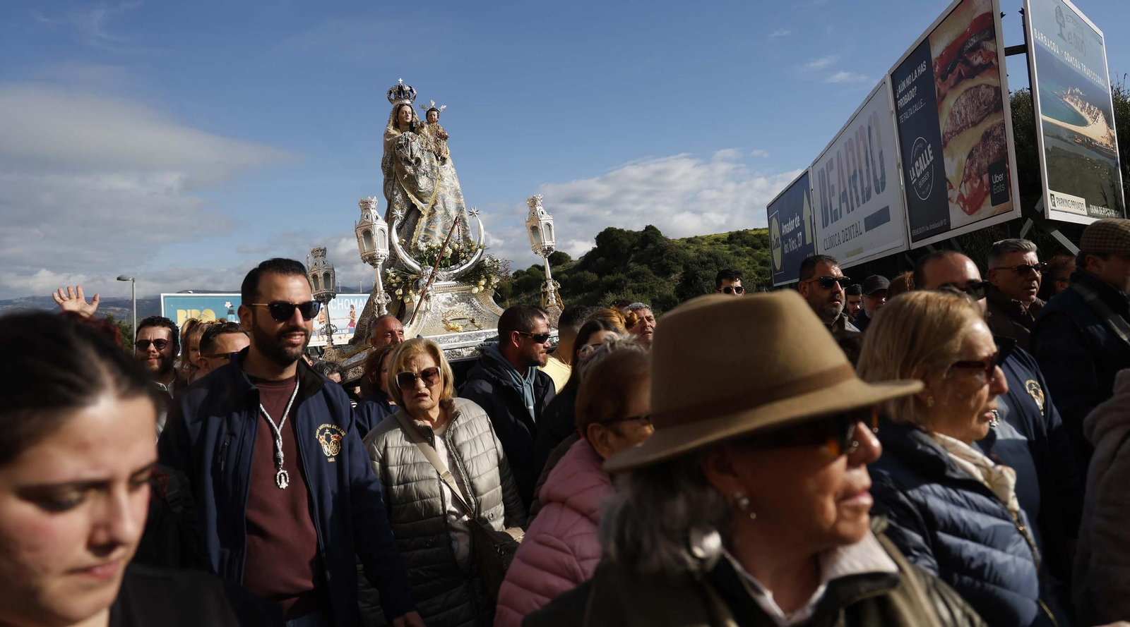 Fotos de la llegada de la Virgen de la Luz a Tarifa por su 275 aniversario como patrona
