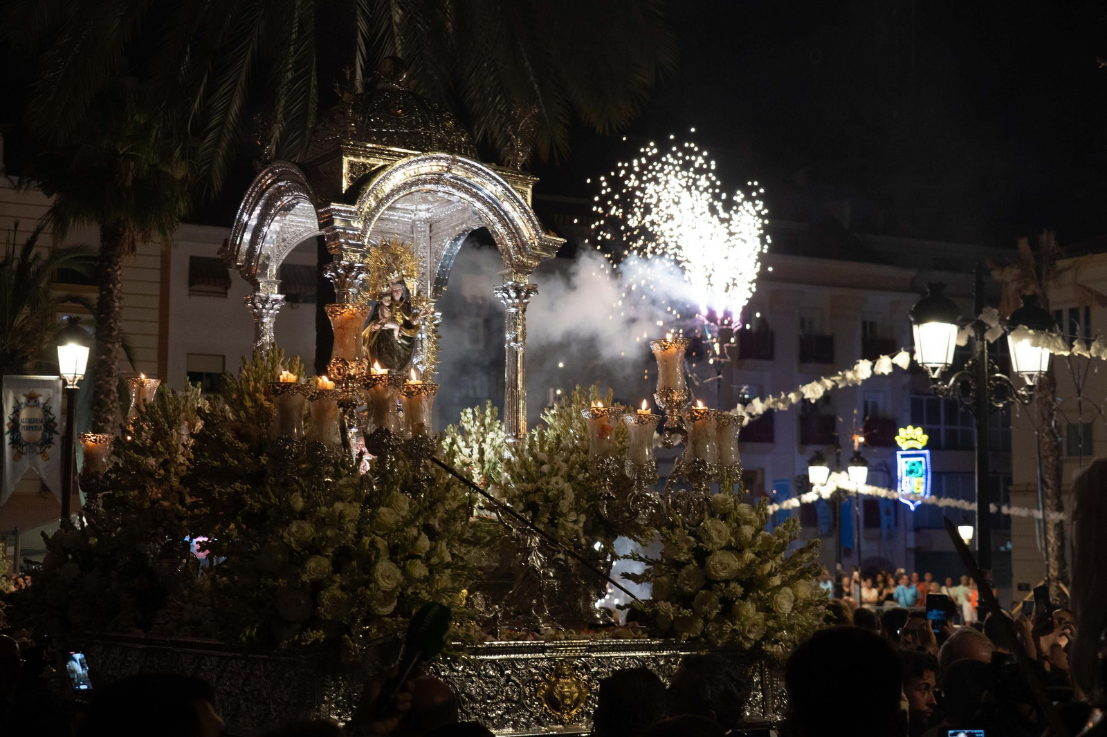 Imágenes del traslado de Nuestra Señora de la Cinta a la Parroquia Mayor de San Pedro