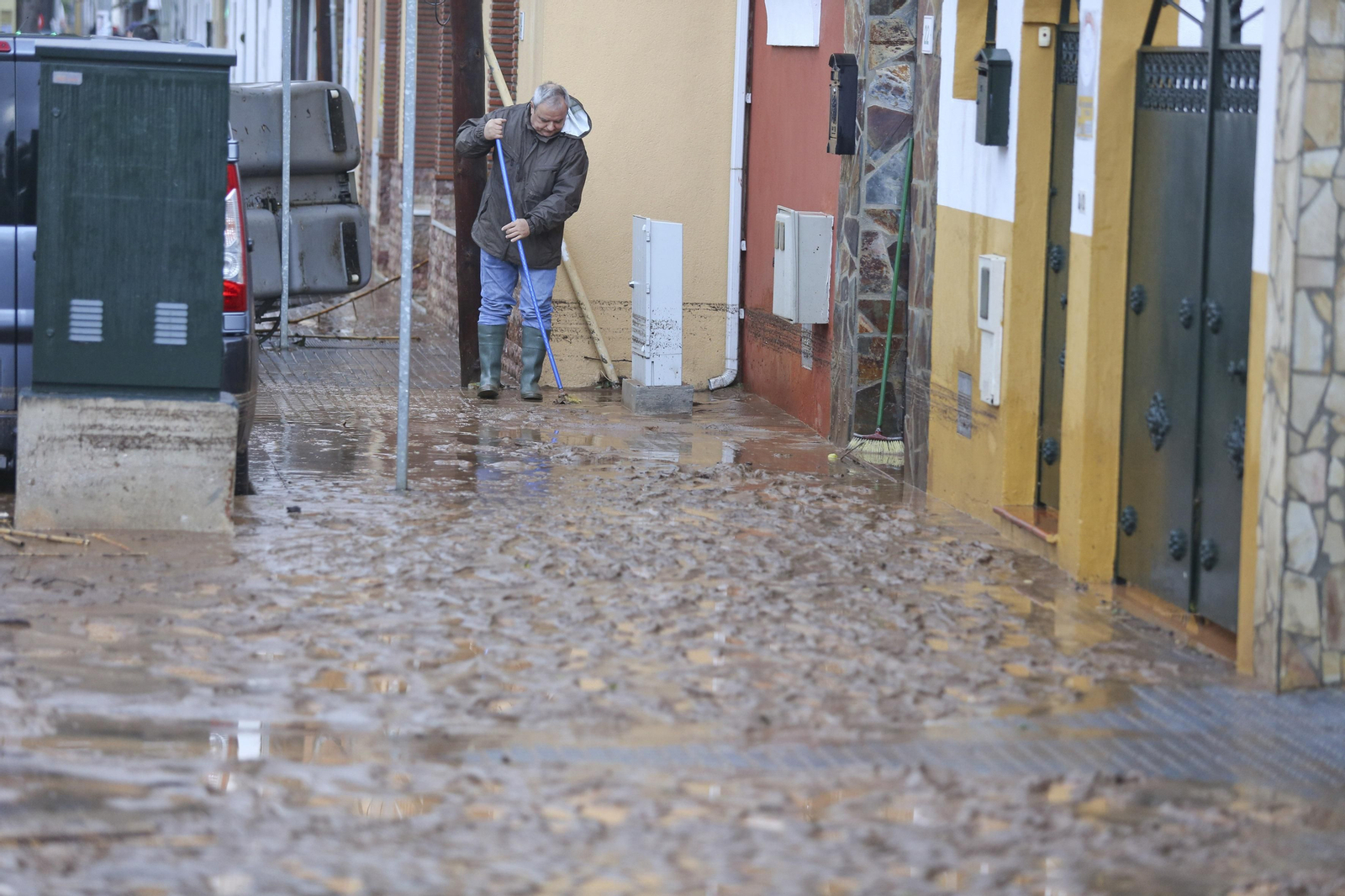 Las fotos de Campanillas inundada por el desbordamiento del río