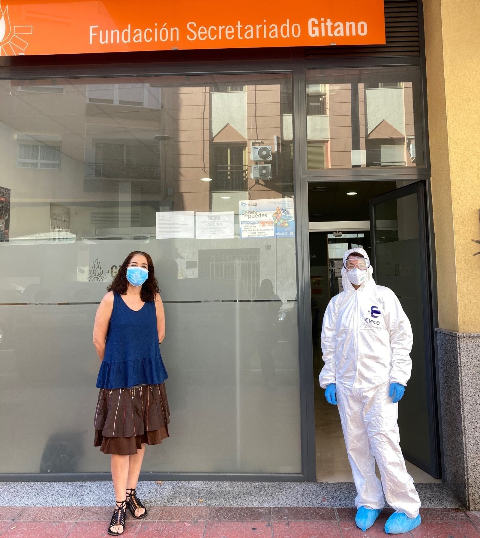 En la Fundación Secretariado Gitano de Almería.