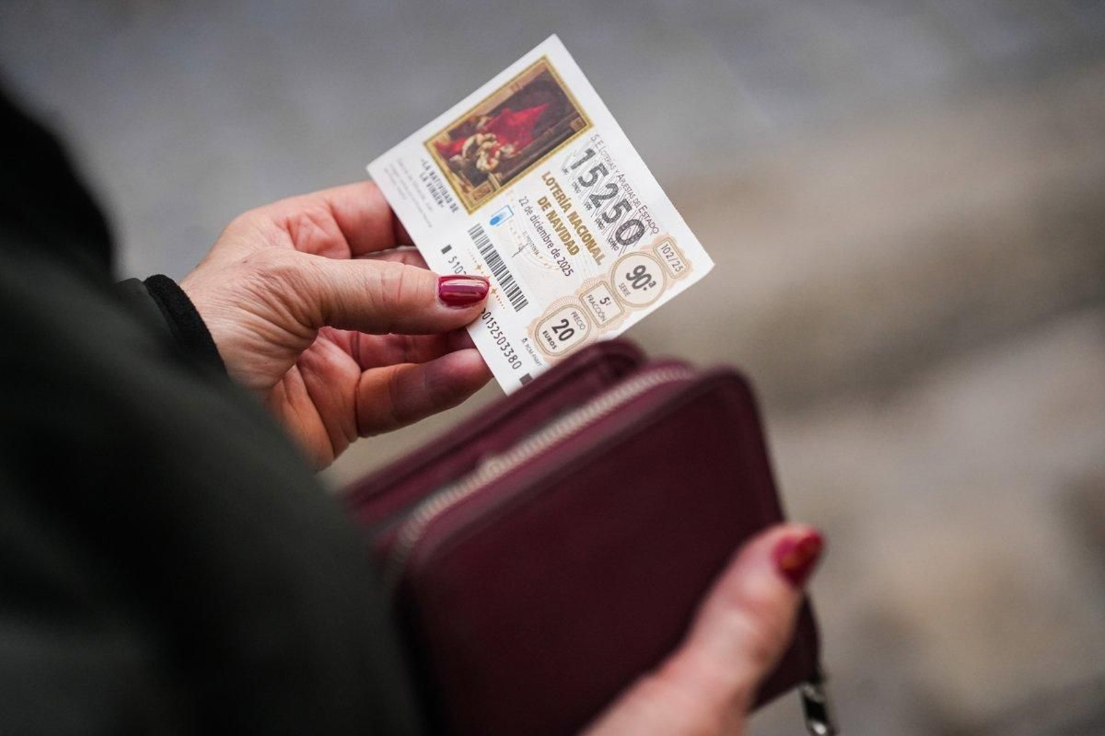 Décimo de lotería.