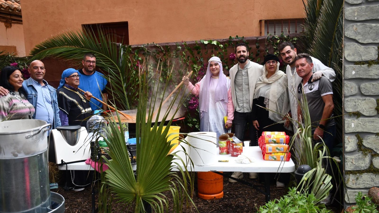 Puente Mayorga da comienzo a la Navidad con un animado Belén Viviente
