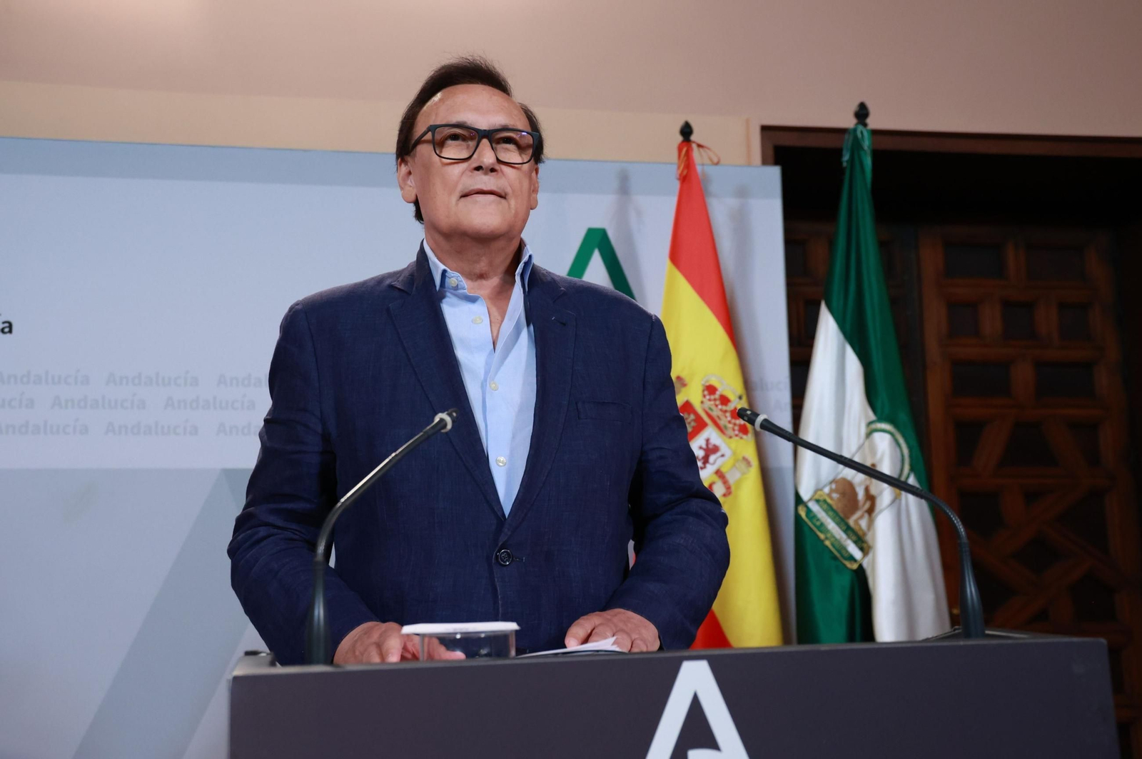 Villamandos, en la comparecencia de prensa tras el Consejo de Gobierno.