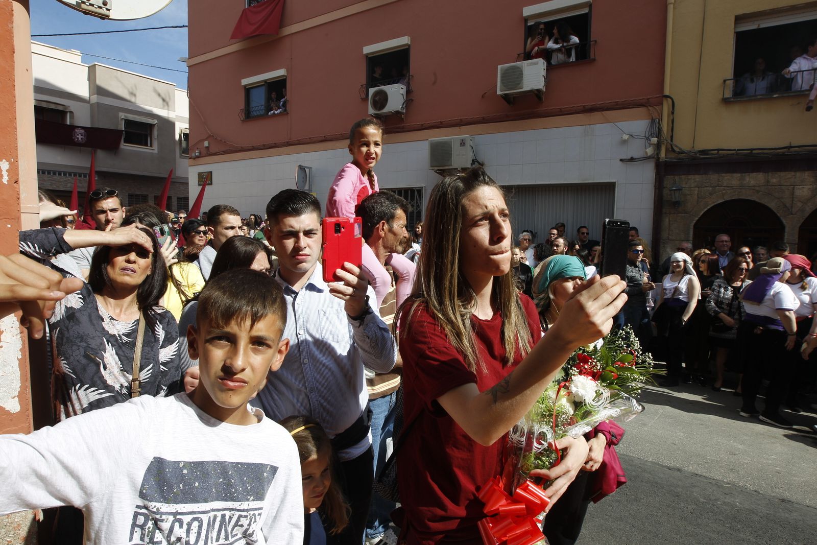 Imágenes de la Procesión de Coronación. Barrio de Los Molinos. Semana Santa Almería 2019