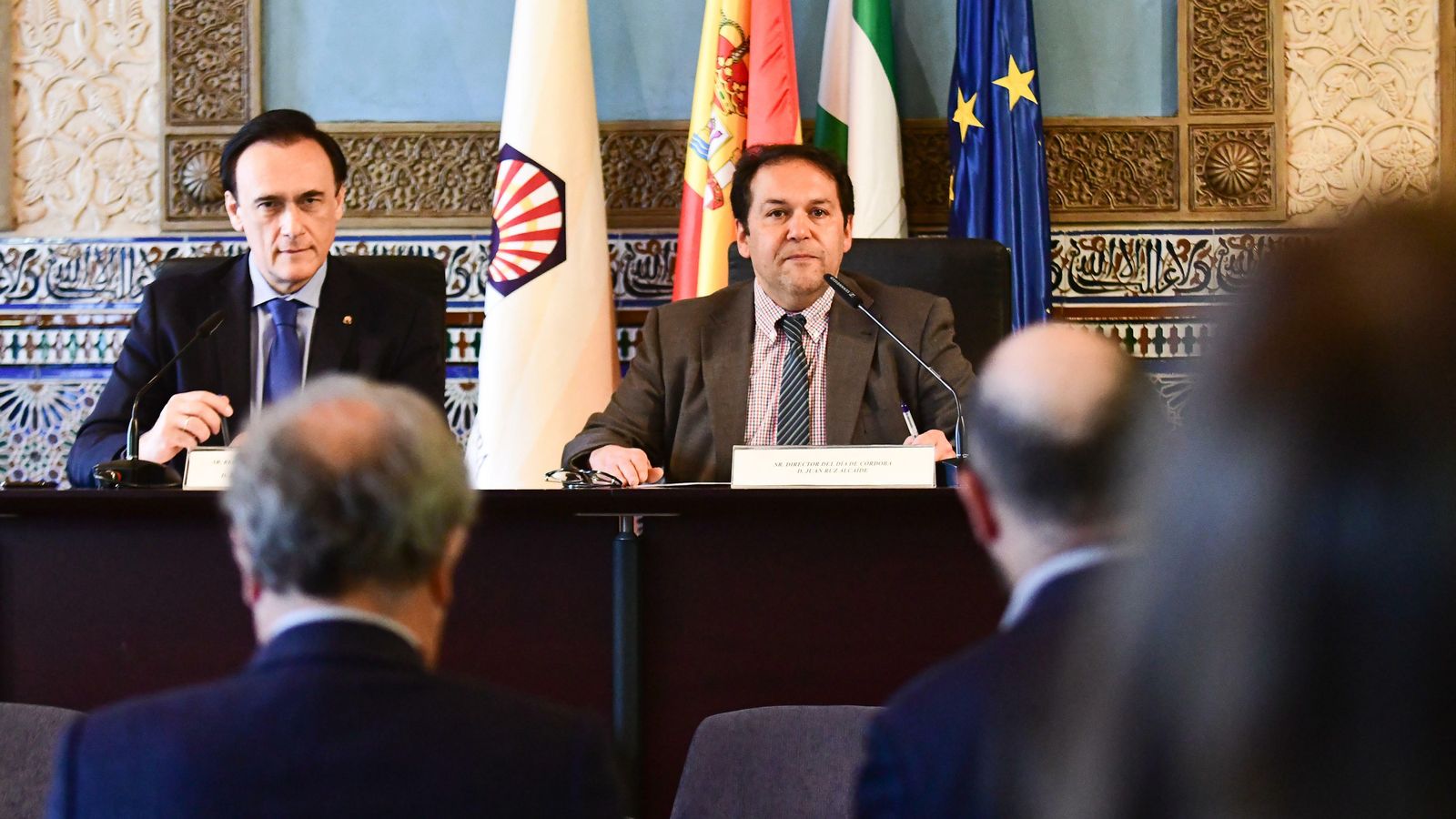 José Carlos Gómez Villamandos y Juan Ruz