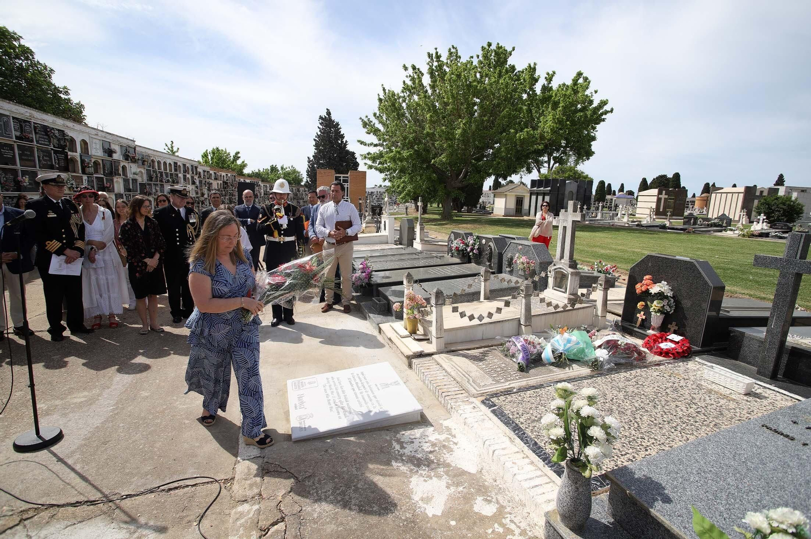 La ceremonia conmemorativa del 80 aniversario de la aparición del cuerpo de William Martin, en imágenes