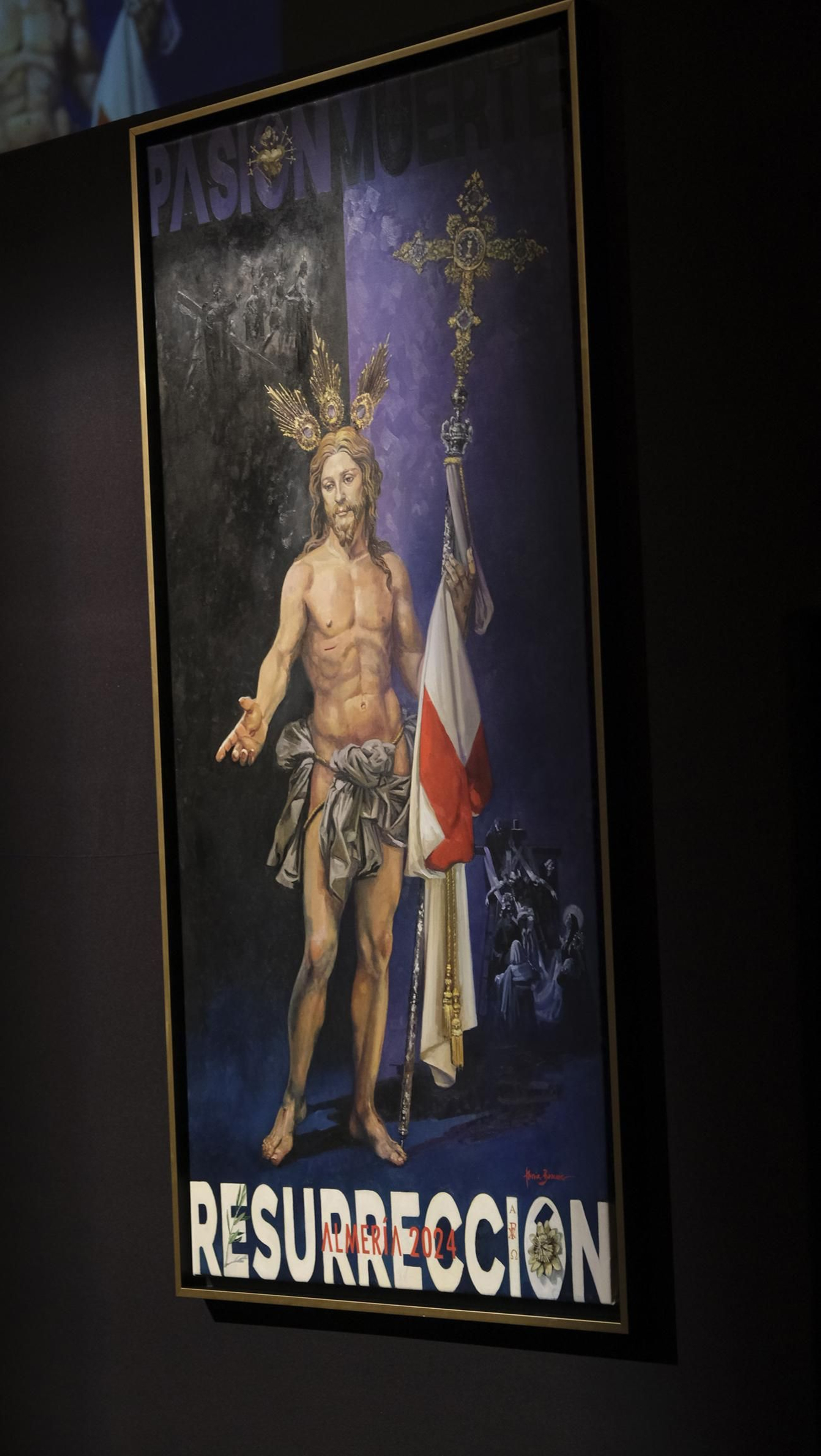 Imágenes de la presentación del cartel de la Semana Santa de Almería 2021