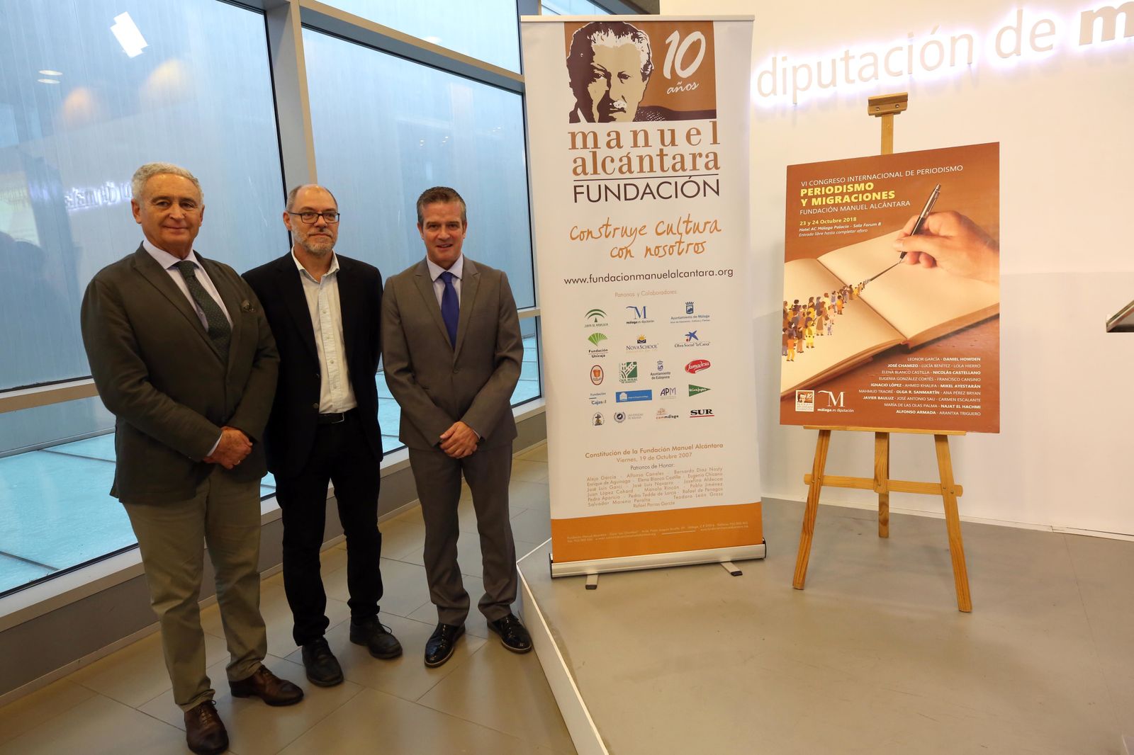 Presentación del Congreso de Periodismo hoy en la Diputación de Málaga