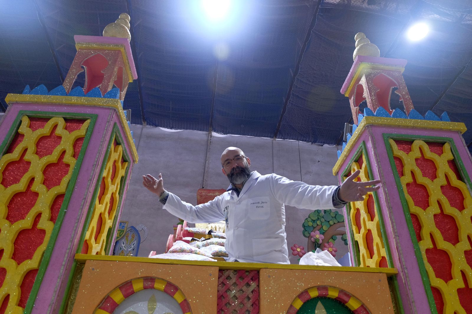 Los preparativos de la Cabalgata de Reyes Magos de Sevilla, en imágenes