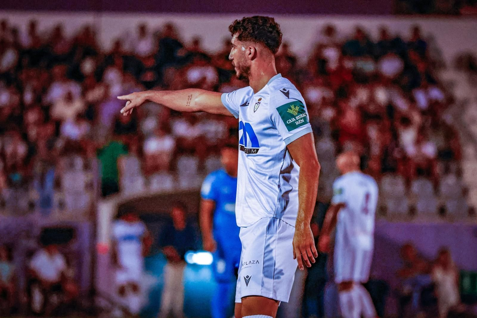 Manu Fernández, en el partido de pretemporada ante el Juventud de Torremolinos.