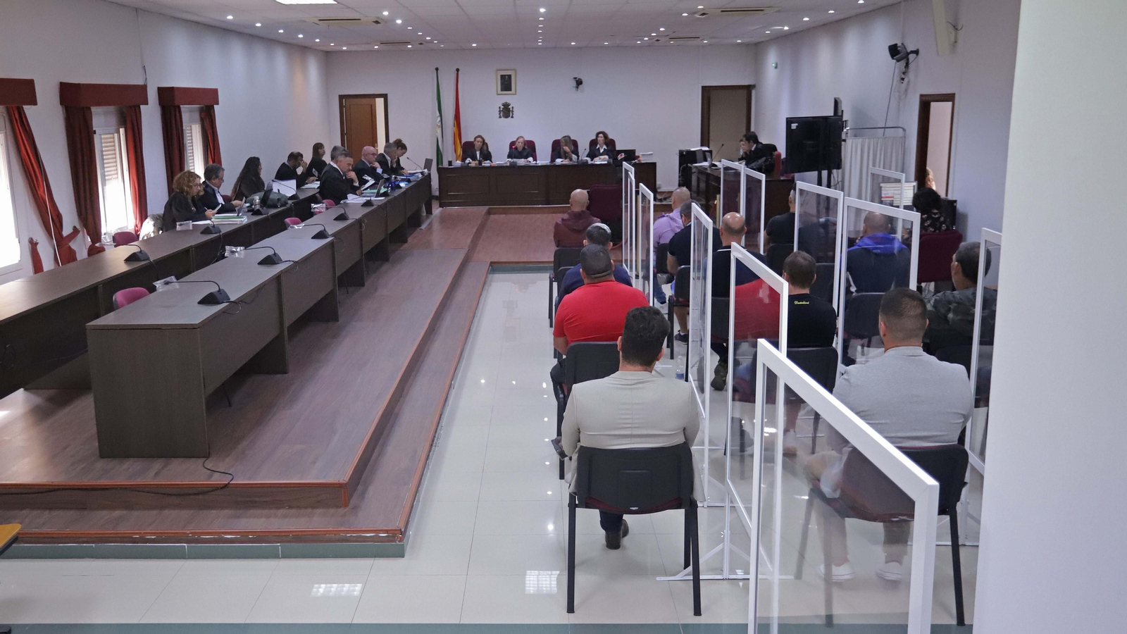 Fotos del reinicio del juicio contra Los Castañas en Algeciras