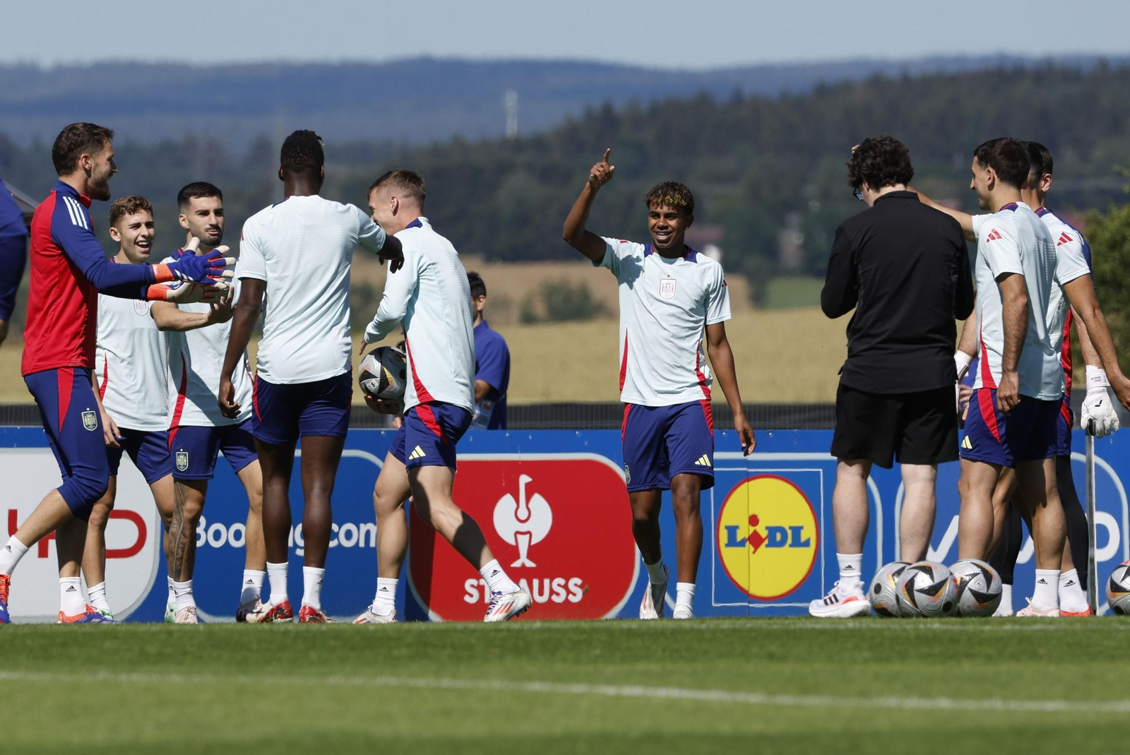 Las fotos de España antes de la semifinal contra Francia