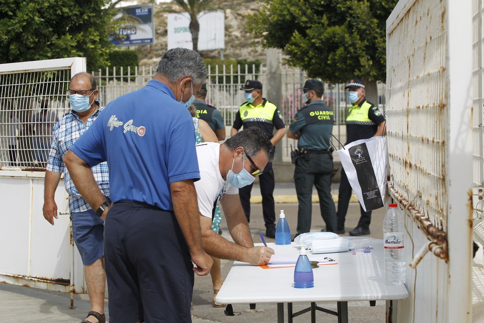 Fotogalería protestas pescadores de Carboneras