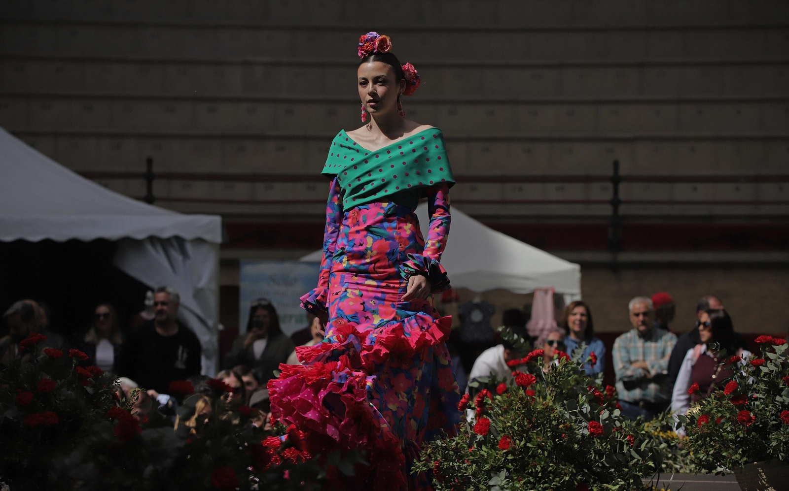 Pasarela flamenca.