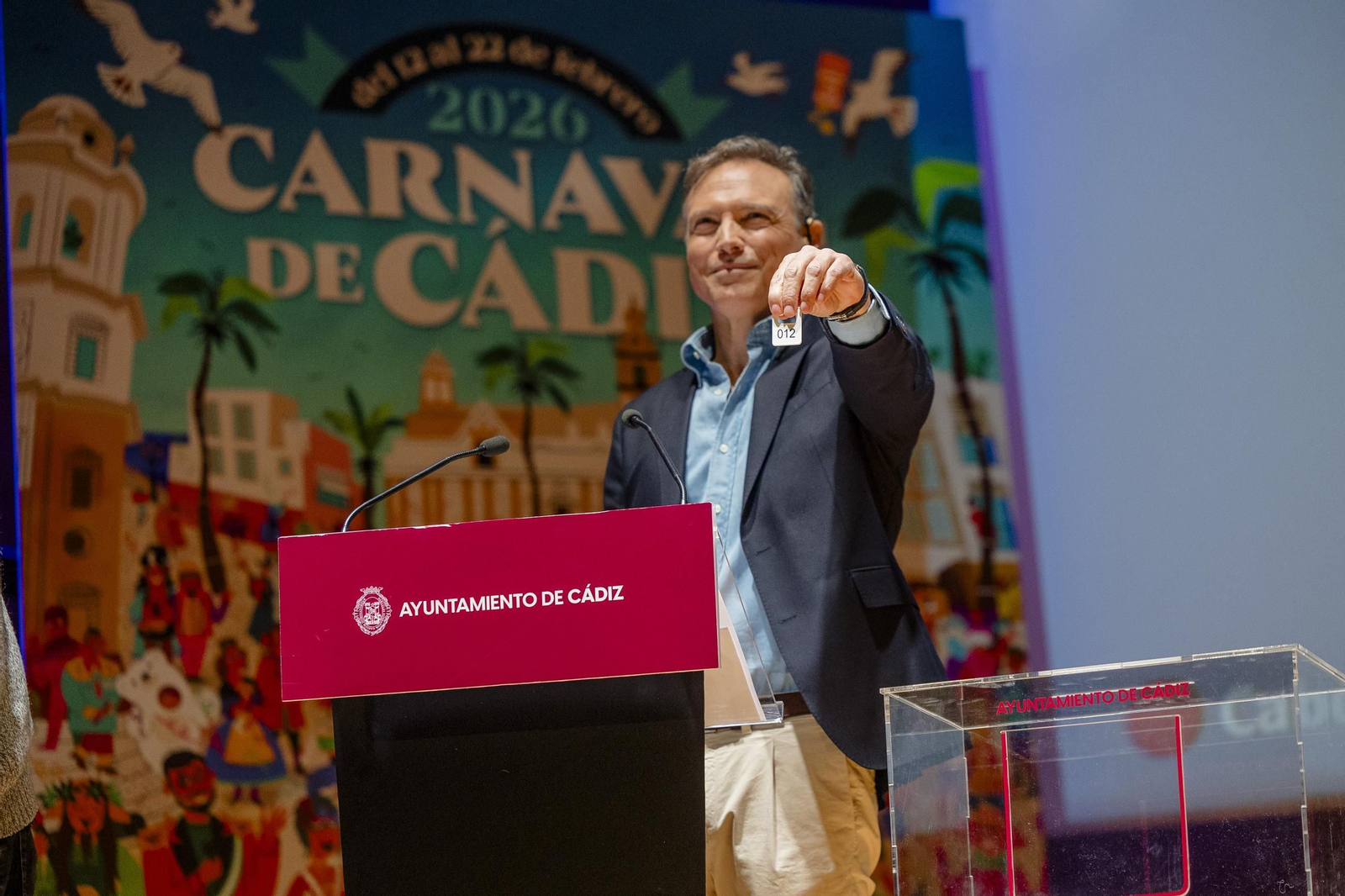 Las imágenes del sorteo del ordel de actuación del COAC 2026