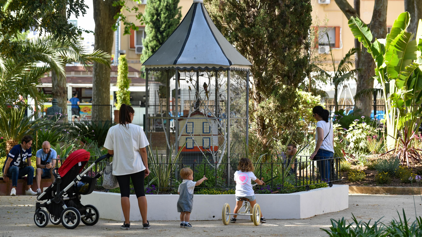 Fotos de  una tarde calurosa en Parque María Crisitina
