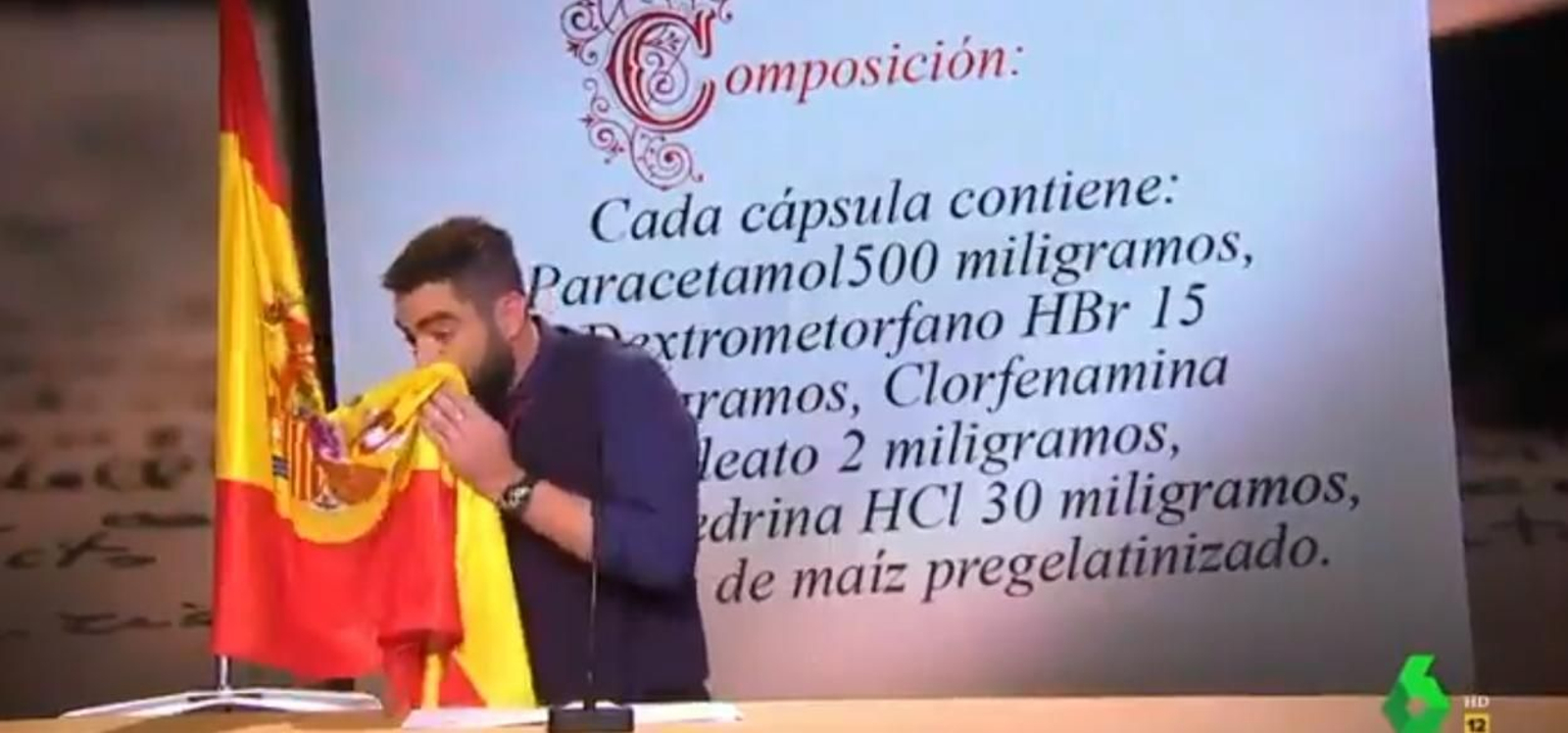 Dani Mateo en el polémico sketch