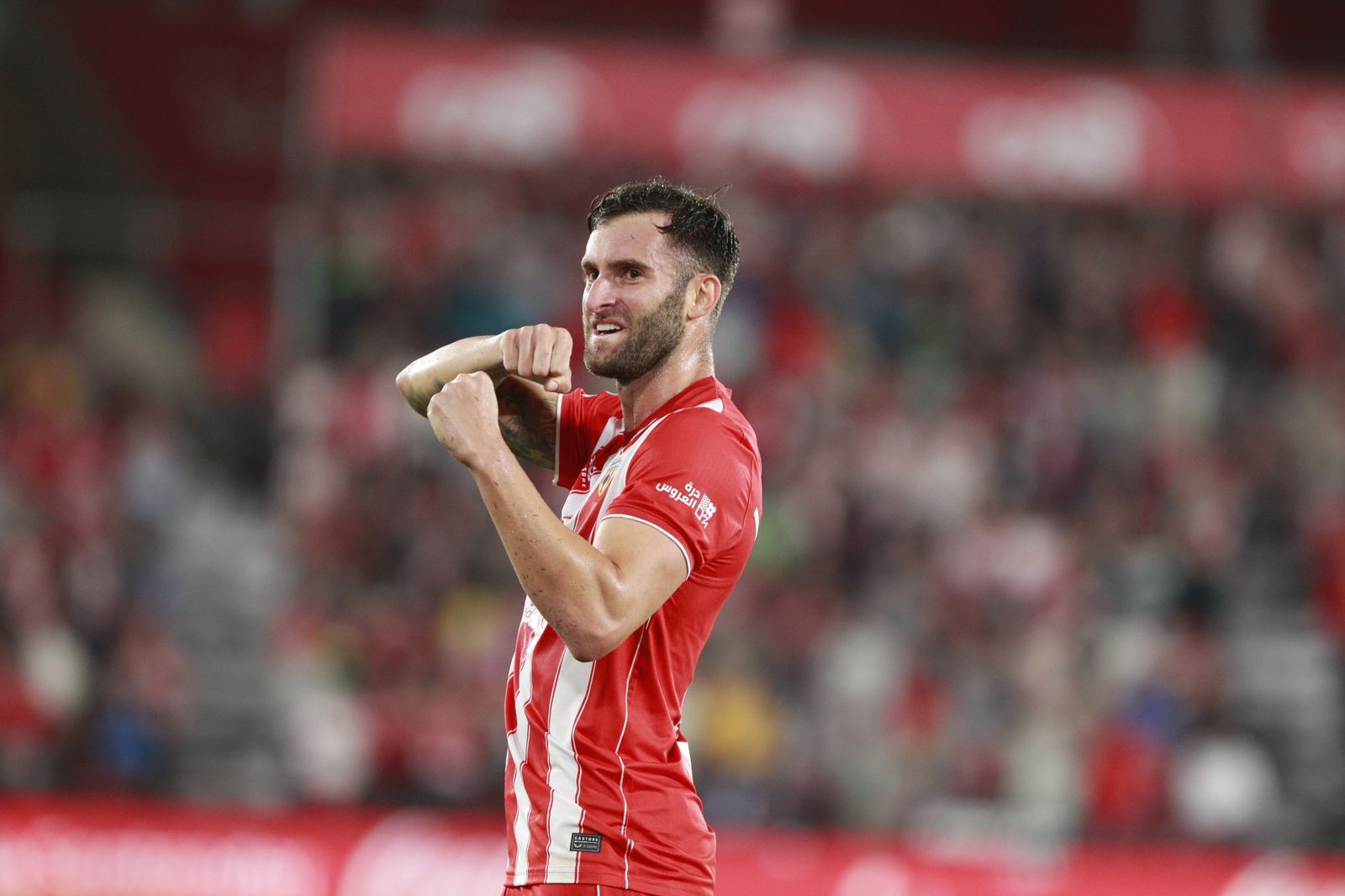 Imágenes del partido de fútbol U.D. Almería-Getafe C.F.