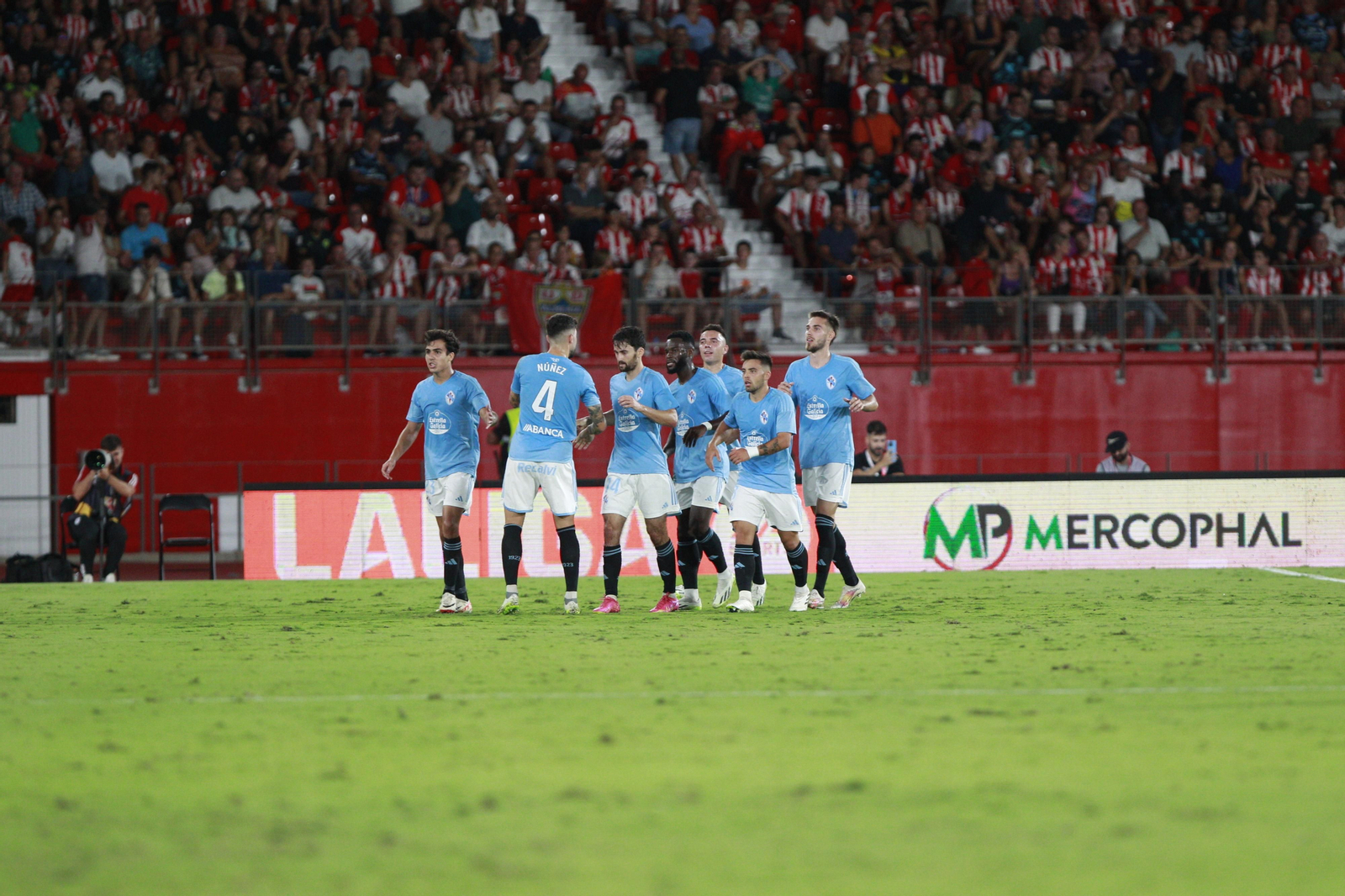 Imágenes del partido U.D. Almería-Real Club Celta de Vigo