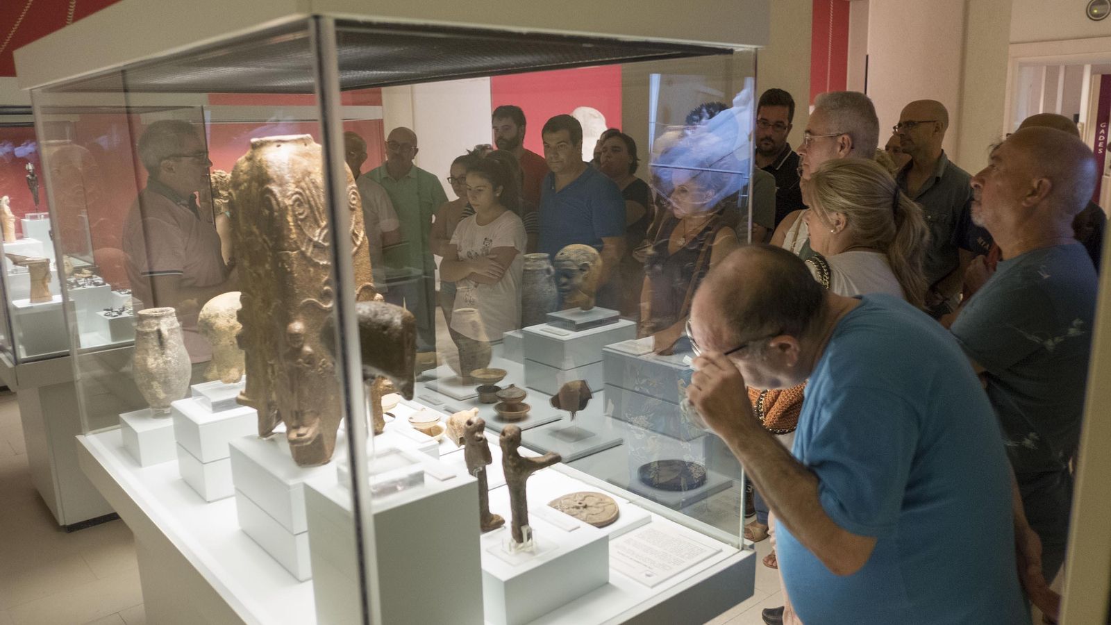 Una de las salas del Museo de Cádiz.
