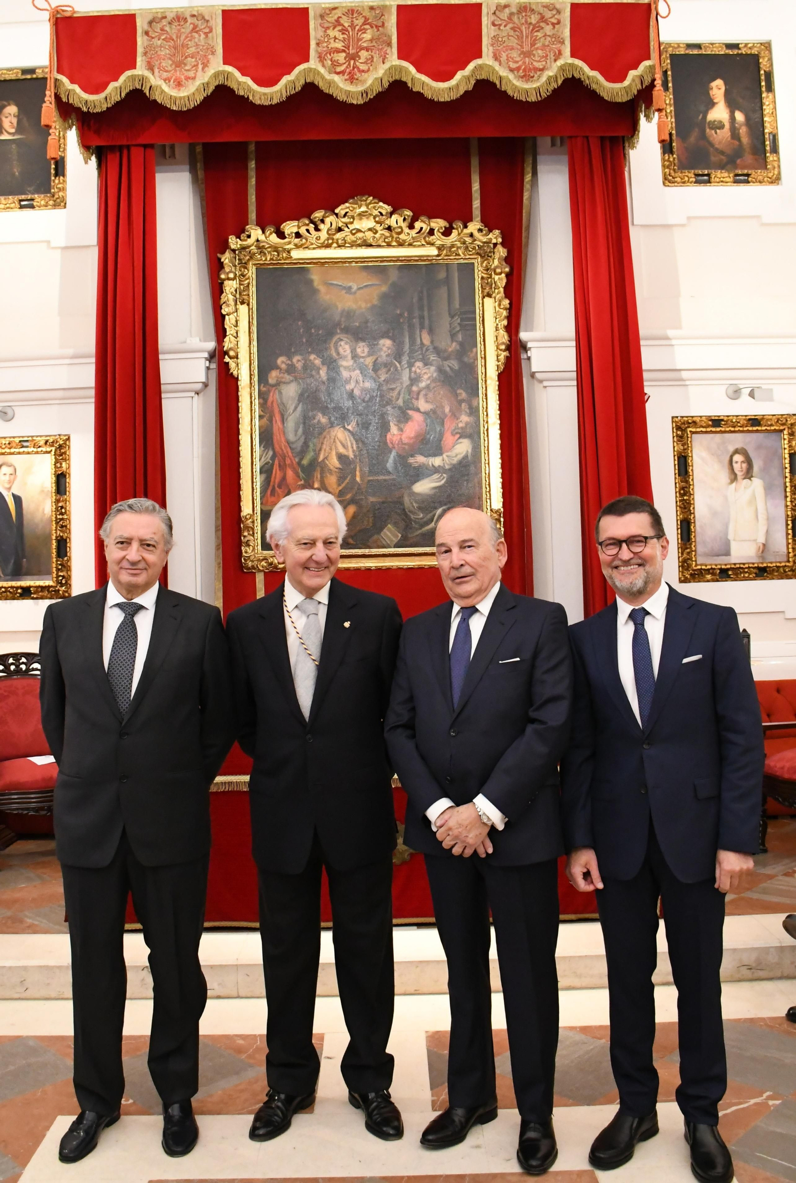José María López Sánchez, Carlos Infantes Alcón, Julio Cuesta Domínguez y Ángel Domínguez Castellano.