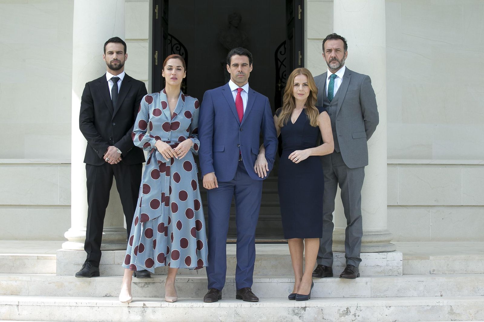 Los actores protagonistas de la nueva serie de Mediaset.