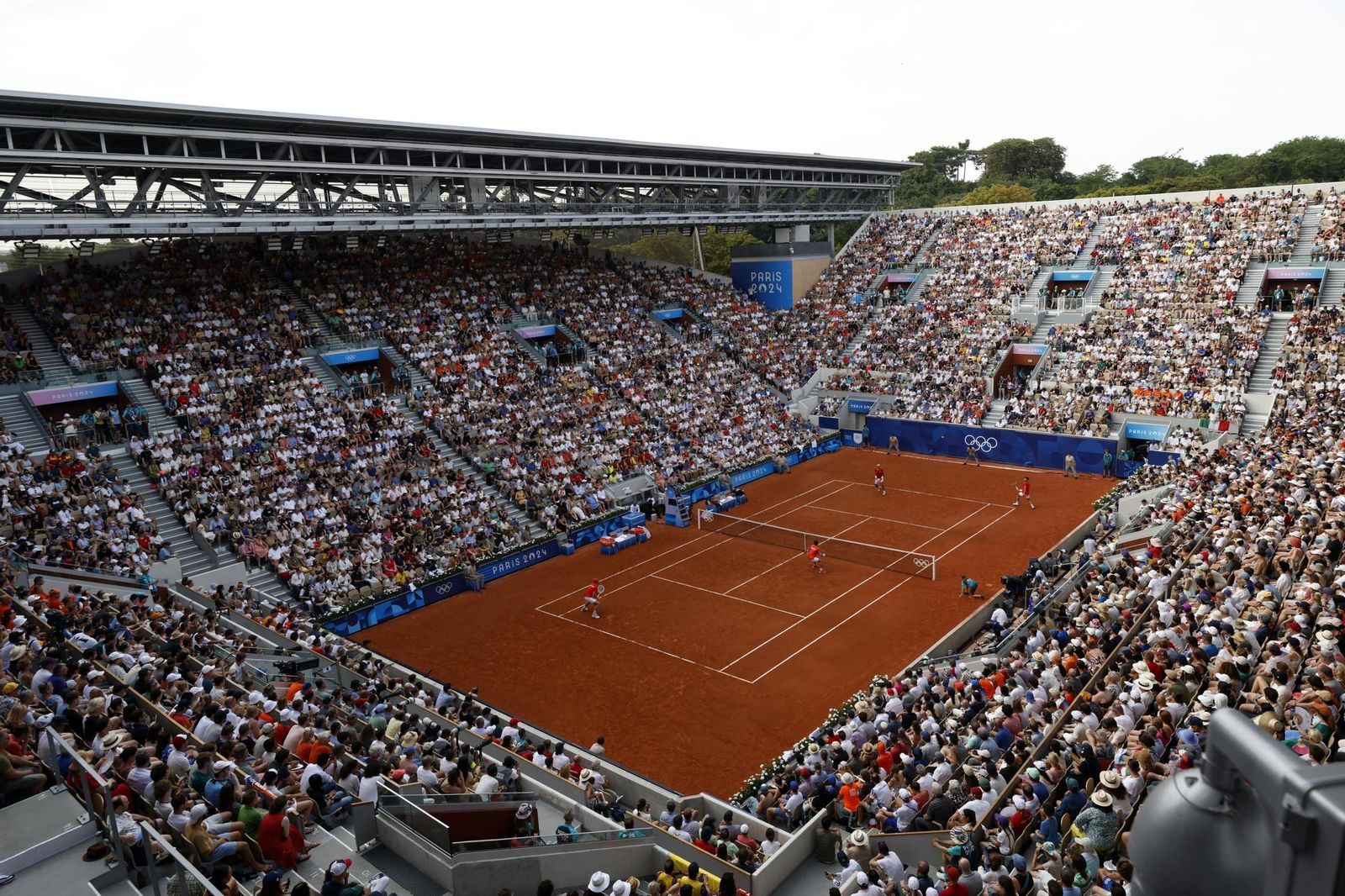 Las mejores fotos del segundo partido de Nadal y Alcaraz en los Juegos Olímpicos de París