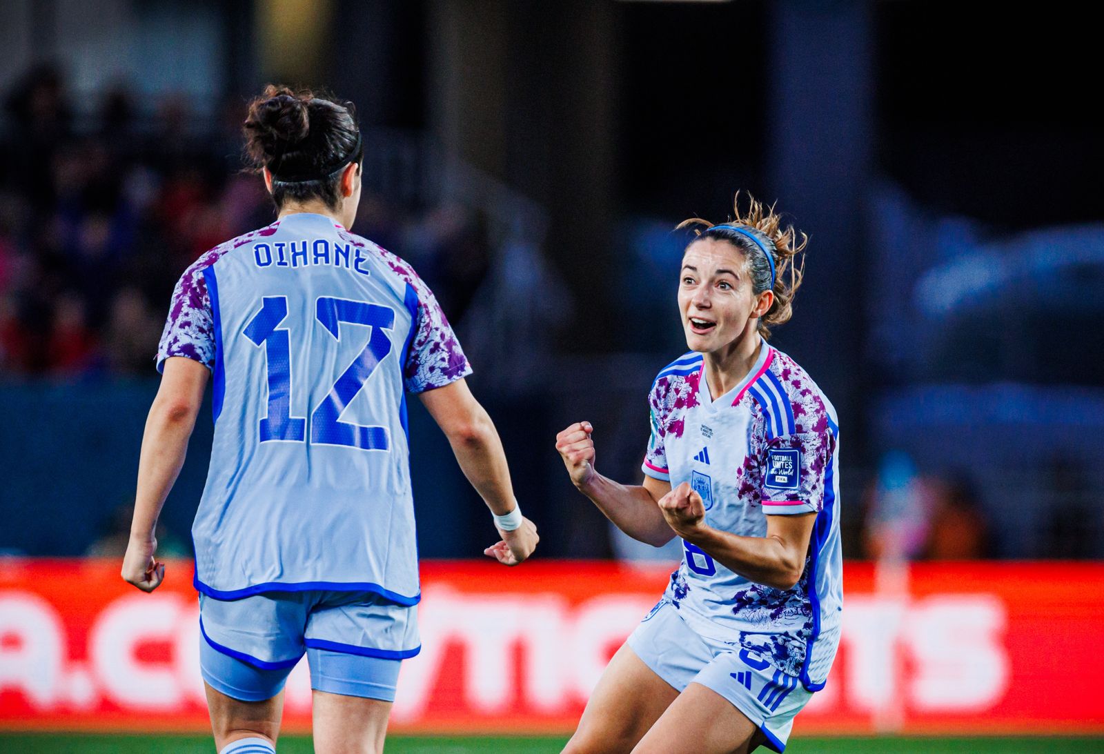 Las fotos de la goleada de España a Suiza en el Mundial femenino