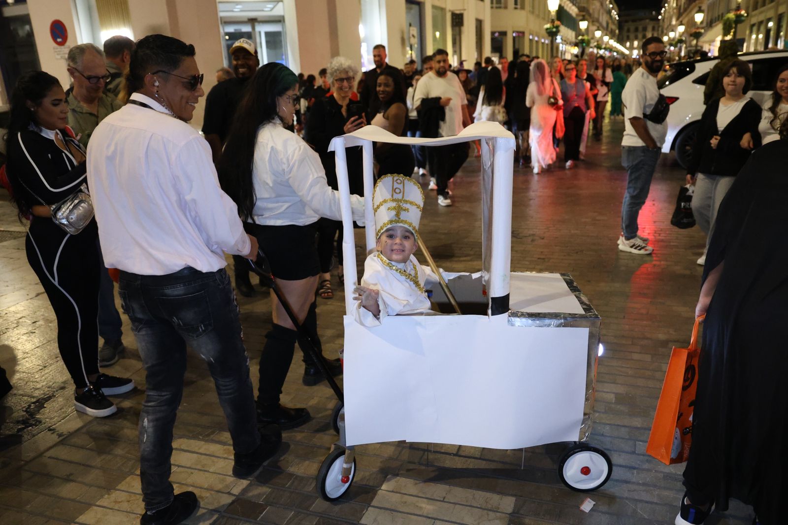 La noche de Halloween en Málaga, en imágenes